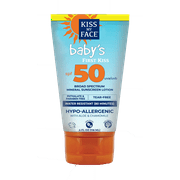Kiss My Face Mineral Sunscreen Baby's First Kiss Pampering Lotion, 4.0 FL OZ