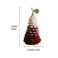thumbnail image 3 of Fiudx Vela para Árbol de Navidad, Cera de Soja Aromática, Vertida a Mano, Decoración Invernal, Adorno Festivo para La Mesa, Ideal para Regalar En Navidad y Hanukkah., 3 of 5