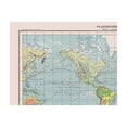 thumbnail image 4 of Historic Map - Physical Planisphere - Schrader 1908 - Vintage Wall Art, 4 of 4