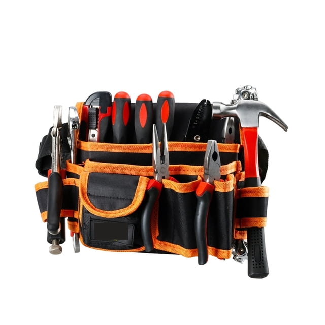 Multi-function Electrician Tools Bag Waist Pouch Belt Storage Holder Organizer Garden Tool Kits Waist Packs Oxford Cloth ,Adjustable