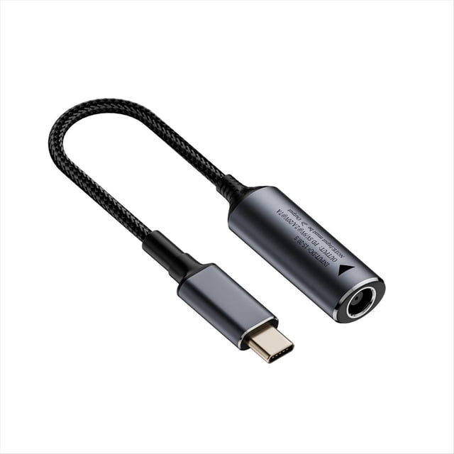140W DC Cargador Portátil 5V 9V 20V DC 7,4x0,6mm Hembra A USB C Tipo C PD Convertidor de Adaptador de Corriente de Carga Rápida Cable