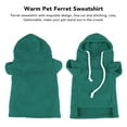 thumbnail image 3 of Linda y Moderna Sudadera de Hurón, Material de Primera, Diseño de Capucha Cálida, Adecuada para animales Más Pequeños, Sudadera Con Capucha para Mascotas Pequeñas, 3 of 7