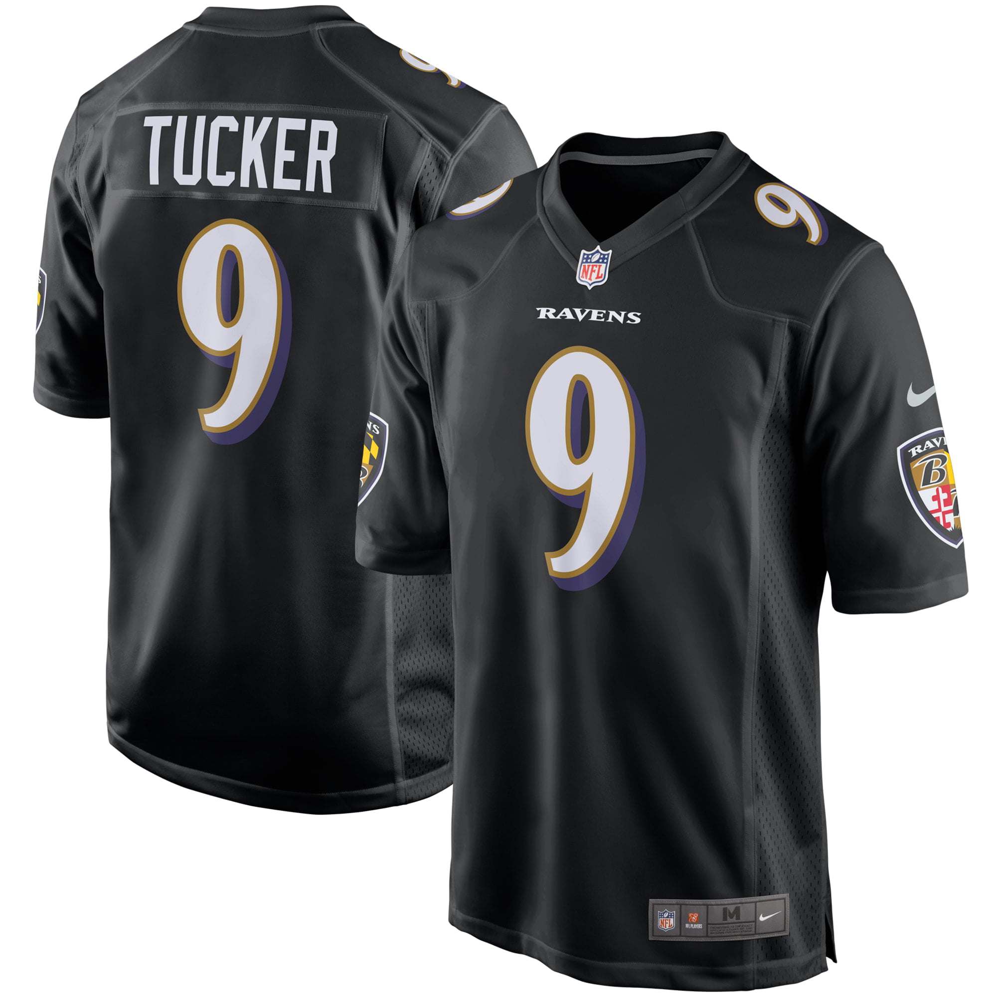 Justin Tucker Baltimore Ravens Nike Game Event Jersey - Black - Walmart.com - Walmart.com