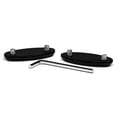 thumbnail image 4 of Krator Mirror Block Off Base Plates Logo Engraved Black Compatible with 2001-2006 Honda CBR 600 F4i, 4 of 8