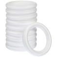 thumbnail image 1 of LOVEVER foam circle 10pcs White Foam Circle Rings for DIY Crafts and Floral Projects 4.72”X4.72”X0.75”, 1 of 10
