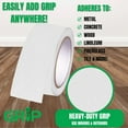 thumbnail image 3 of GRIP White Aluminum Waterproof Anti-Slip Tape | 80 Grit Safety Tape Indoor/Outdoor (4" x 34'), 3 of 8