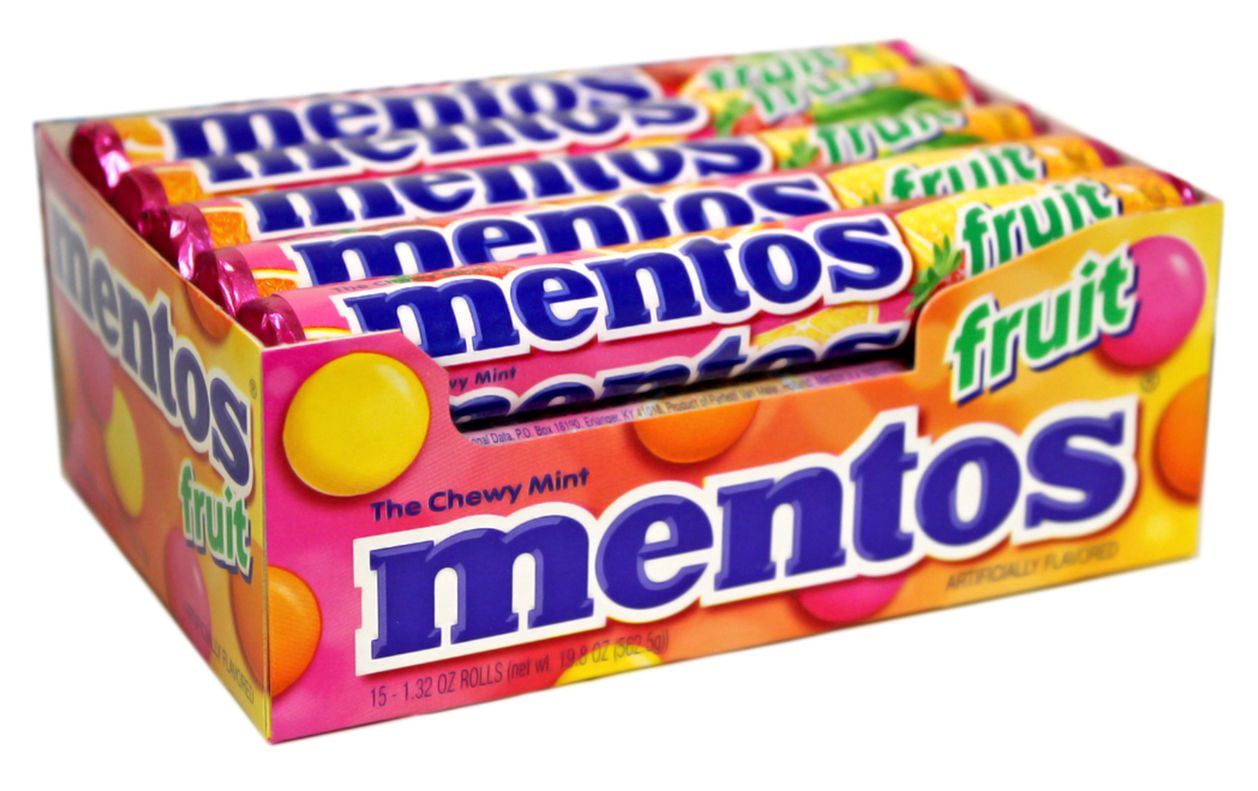 Product of Mentos Fruit Variety, 15 ct./1.32 oz.