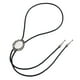 thumbnail image 1 of Collar de de bolo occidental para hombre, gargantilla de camisa, de vaquero de piedra preciosa ovalada con Blanco Yuyangstore Mens Bolo Tie, 1 of 8