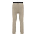 thumbnail image 5 of Mens Dress Pants Men's Casual Dress Pants Solid Color Button and Belt Loops Flat Front Trousers for Business Wear Khaki M, 5 of 5