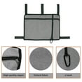 thumbnail image 3 of Lzvxtym Walker Bag with Cup Holder Large Capacity Folding Storage Bag Elderly Handicapped Mobility Walker Bag,1Pcs,Polyester, 3 of 9
