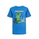 thumbnail image 5 of Set de ropa Minecraft Creeper Grid para niños con 3 camisetas talla 7, 5 of 9