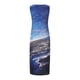 thumbnail image 5 of Vestido largo sin mangas con bolsillos con cuello en V y estampado informal de talla grande para mujer Fridja  hj3351, 5 of 8