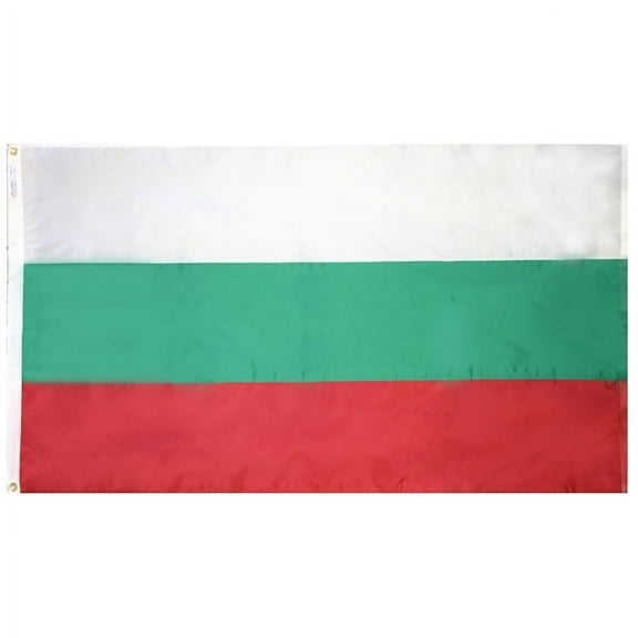 2x3' DURAWAVEZ BULGARIA NYLON FLAG CH&G