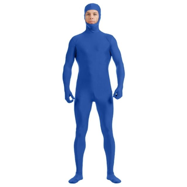 PMUYBHF Unisex Full Body Open Face Bodysuit Stretch Dance for Performance and Adult Size 12062 M