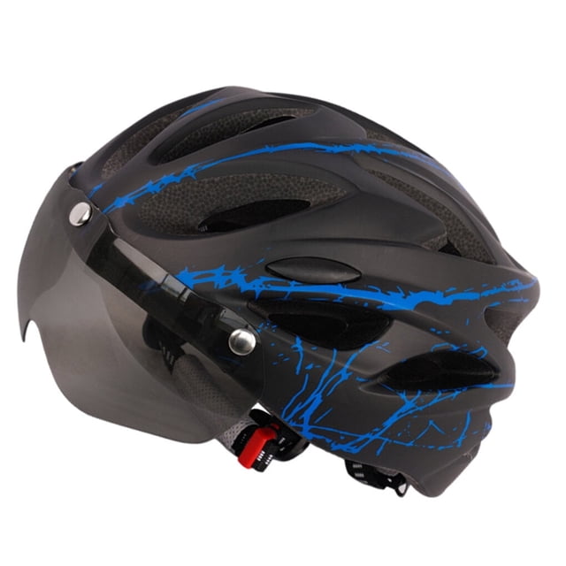 Gorro de seguridad Soidarity para exteriores casco de plástico bicicleta protector solar montaña azul negro