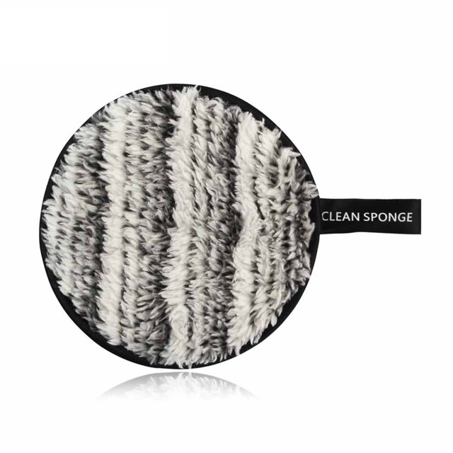 Removedor de maquillaje puff agua limpia removedor de maquillaje de microfibra de doble cara cott Likrtyny Cuidado Belleza