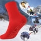 thumbnail image 5 of Calcetines calefactables de invierno Calcetines térmicos multifuncionales antifatiga para senderismo (rojo), 5 of 8