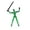 Green, variant on Articulated Collectible Figure 13 Moveable Joints 3D Printed Display Model Robot for Desk Decor Gold