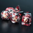 thumbnail image 3 of cusdie 7-Die DND Dice, Polyhedral Dice Set Filled with Skull for Role Playing Game Dungeons and Dragons D&D Dice MTG Pathfinder, 3 of 5
