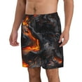 thumbnail image 2 of Logiee Molten Lava Abstract Flow Print Mens Swim Trunks Quick Dry Board Shorts,Breathable Hawaii Beach Shorts Swimwear Bathing Suits-X-Large, 2 of 6