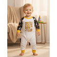 thumbnail image 5 of Gzhioc Baby New Year Romper Letter Print Long Sleeve Round Neck Full Length Bodysuit for Boys Girls, 5 of 9