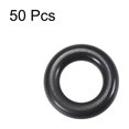thumbnail image 2 of Anillos de goma de fluorocarbono Uxcell, 3.1mm de ancho, junta de sellado negra 50 piezas 9mm OD 5.2mm ID, 2 of 3