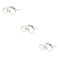 thumbnail image 1 of relayinert Fashionable Polarized Lens Small Square For Trendy Style Materials silver anti-blue 3Set, 1 of 6