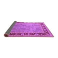 thumbnail image 2 of Ahgly Company Indoor Round Oriental Purple Industrial Area Rugs, 6' Round, 2 of 4