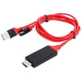 thumbnail image 1 of Cable del espejo de Pantalla, Enchufe resistente y reproducción de la pantalla de espejo de la pantalla pvc alto rendimiento duradero para usb a, 1 of 7