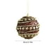 thumbnail image 3 of Bola de Navidad de Espuma, Adorno Colgante de Café con Purpurina, 8 Cm, Plástico Marrón | Lhy251022001C, 3 of 6