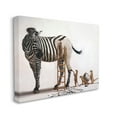 thumbnail image 2 of Stupell Industries Meerkats Painting Zebra Stripes Animals & Insects Painting Gallery Wrapped Canvas Print Wall Art, 2 of 5