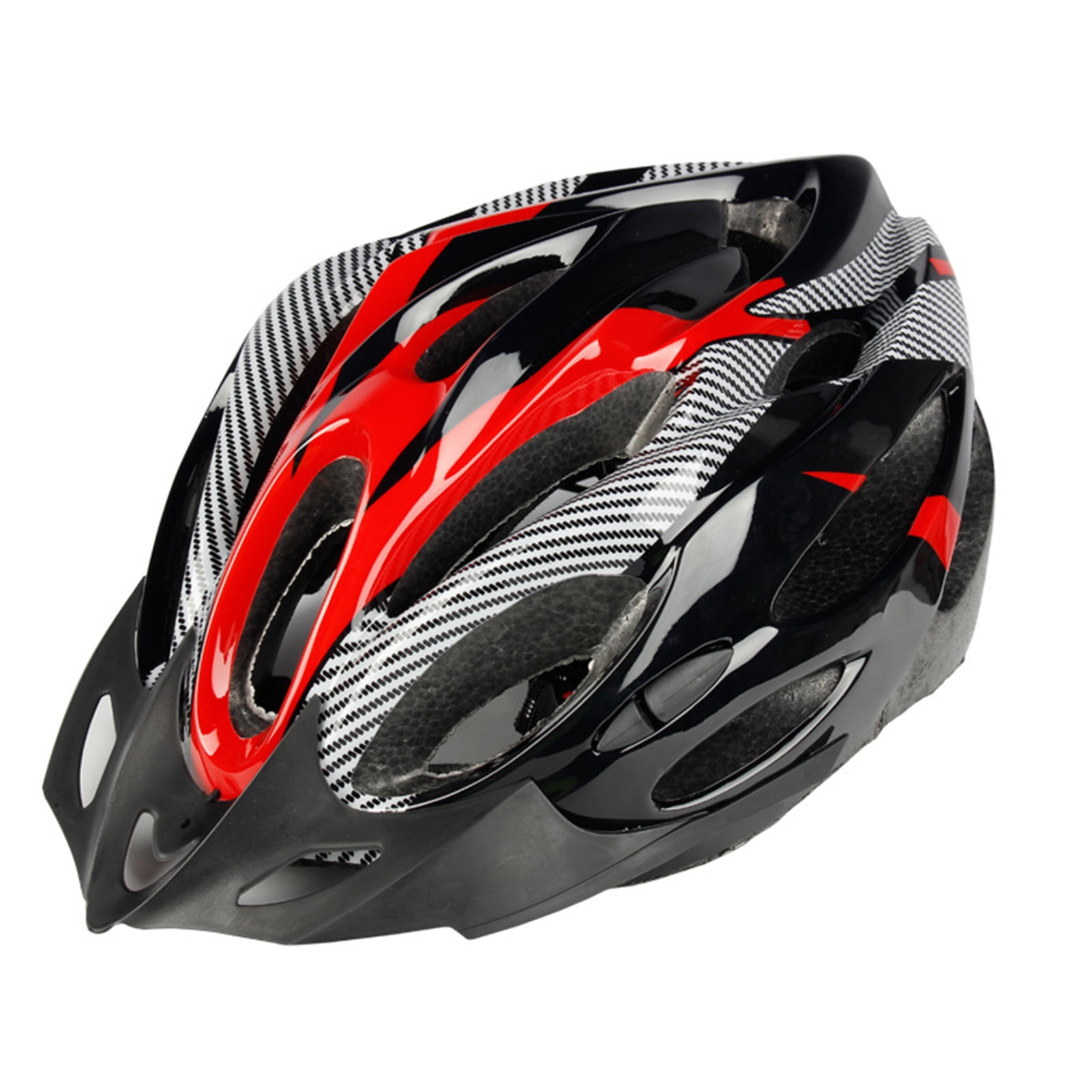 Opvise Fashion Carbon Fiber Shockproof Adjustable Mountain Bike Bicycle Cycling Helmet