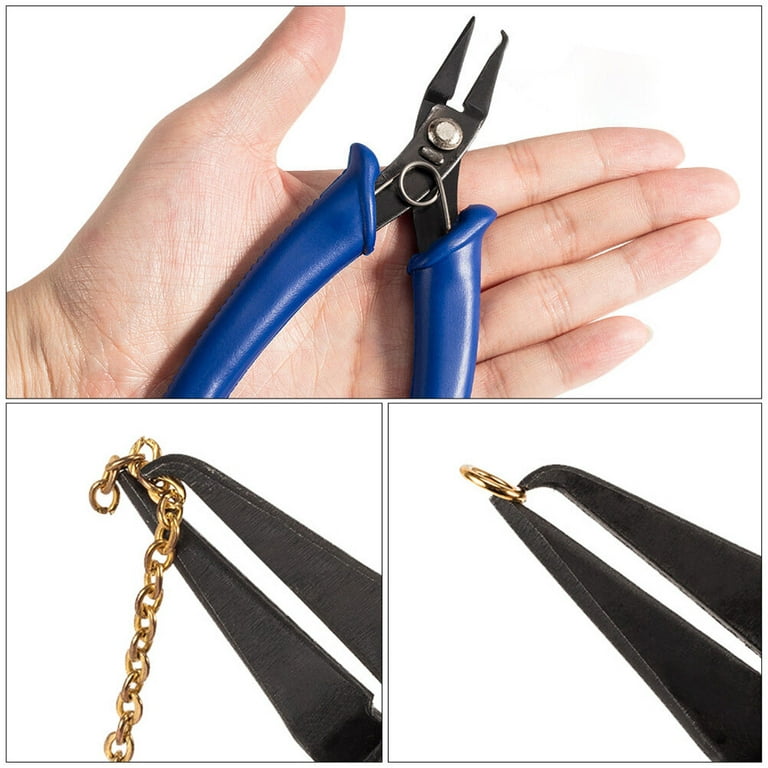 2pcs Mini DIY Jewelry Pincer Practical Handmade Craft Clamp Beading Tools 