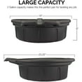 thumbnail image 3 of NEIKO 20762A Oil Drain Pan, Black Plastic Anti Splash, Motor Oil Drip Catcher Pan, 2 Gallon (8L) Capacity, 3 of 7