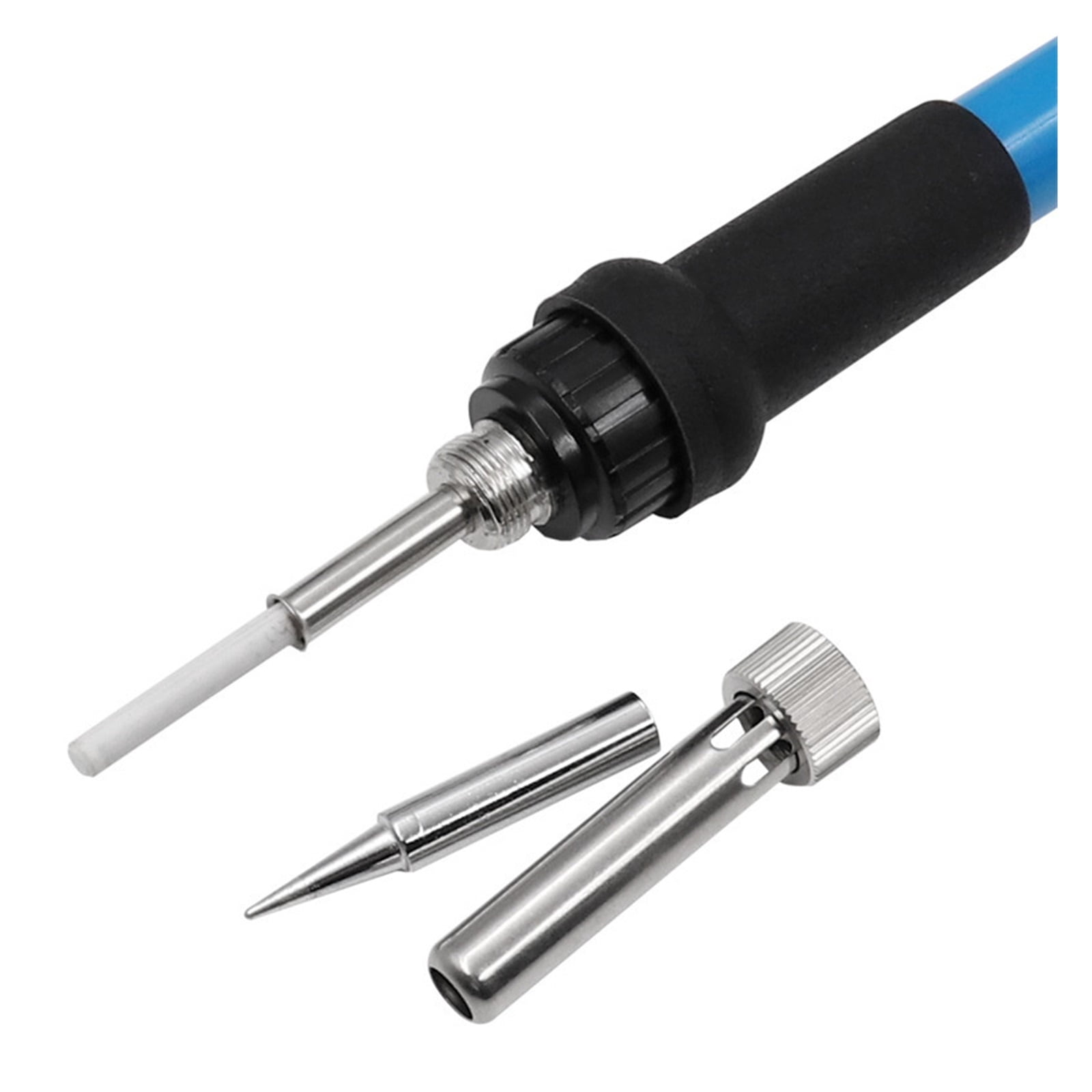 10Pcs Blue,60W Adjustable Temperature Electric Soldering Iron Portable Welding Solder Station Heat Pencil,Welding Tools