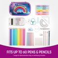 thumbnail image 6 of ZIPIT Clear Top Pencil Box | Rainbow Pencil Case | Large Capacity Pencil Pouch, 6 of 7