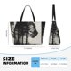 thumbnail image 4 of Easygdp Double Exposure Cat Forest Bolsa de Viaje de Playa de Gran Capacidad, Bolsa Tote Perfecta para la Playa, Escapadas de Fin de Semana y Viajes, 4 of 7