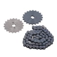 thumbnail image 1 of 420 Accesorio de Cadena de Sótbelo, Holte Trasero de 20t H Supsocket Design Standard Design Steel 19t Sprocket 420 Kit de Cadena para reparación, 1 of 7