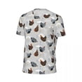 thumbnail image 5 of T Shirt For Men Sportswear T-Shirt For Man Chicken Art Novelty Cute Hen Print Beach Tee Shirt O Neck, 5 of 7