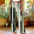 thumbnail image 6 of Trikvn Women Casual Pants Boho High Rise Drawstring Elastic Waist Wide Leg Pants with Pockets Flowy Lounge Vacation Fashion Beach Travel Trousers, 6 of 6