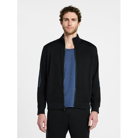Athletic Works Men's and Big Men's Tricot Track Jacket, Sizes S-3XLT
