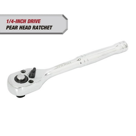 Hyper Tough 1/4-in Drive Pear Head Ratchet