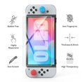 thumbnail image 3 of Carrying Case for Switch OLED, 11 in 1 Accessories Kit for Nintendo Switch OLED with Transparent Hard Protective Case, HD Switch Screen Protector and Thumb Grip Caps, 3 of 9