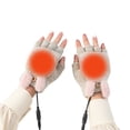 thumbnail image 1 of Usb Para Hombres Y Mujeres, Guantes Cálidos De Invierno Para Ordenador Portátil, Forrados Con Forro Polar, Guantes Sin Dedos Calefactables Con Medias Manos, Diseño Lavable Scienceny HA046947-02, 1 of 6