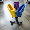 thumbnail image 2 of twisto Percussion Mounting Stand Screw-Tightened Three-Arm Clamp Stand Mount Bracket, 3-side Rotary Stand, 2 of 10