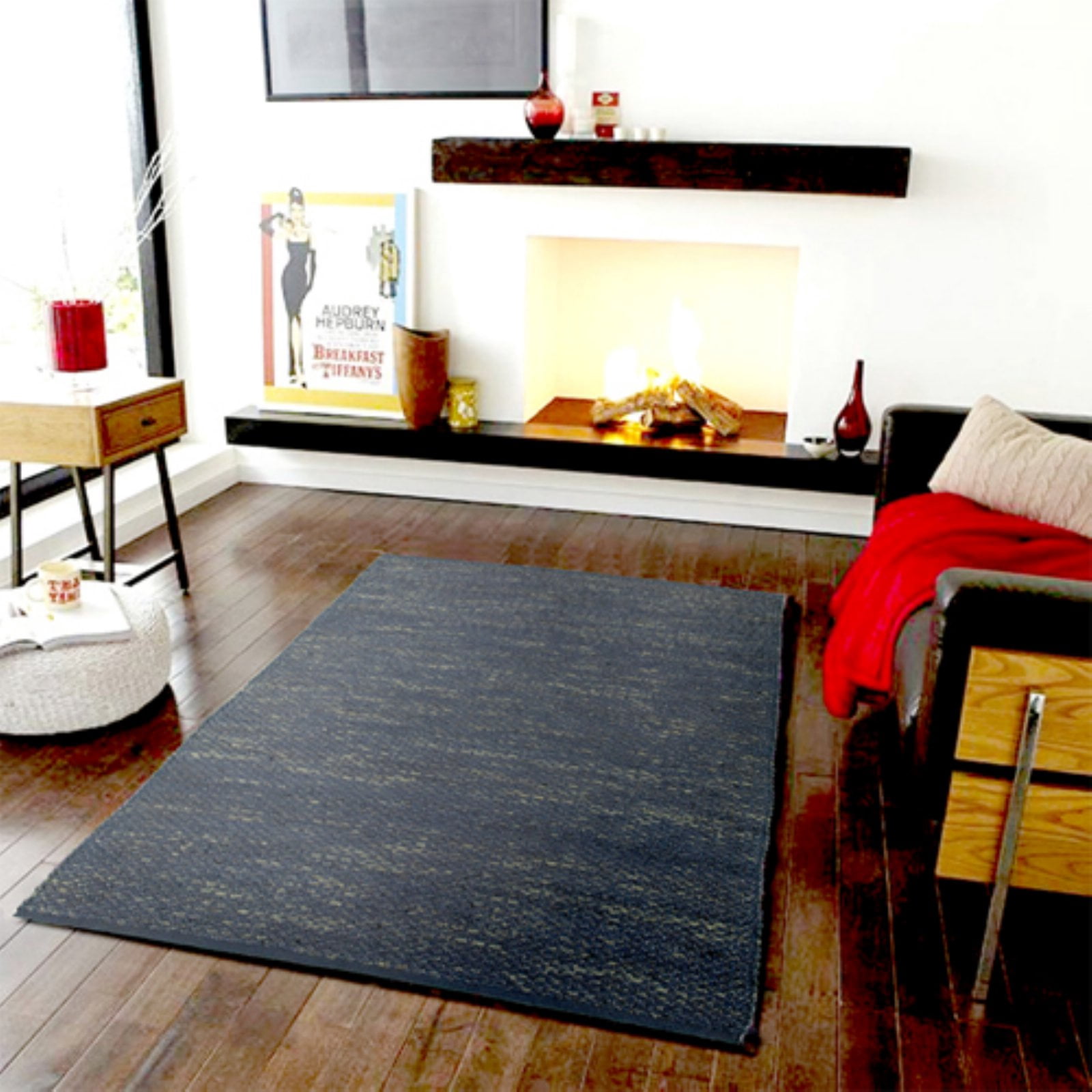 Ox Bay Distressed Natural 9' x 12' Contemporary Indoor Area Rug