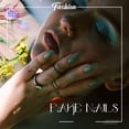 thumbnail image 3 of Prensa extra larga en las uñas Coffin Purple Fake Nails Ballerina Glossy Full Cover Uñas artificiales para mujeres y niñas 24 piezas Adepaton HMHZ199-4, 3 of 6