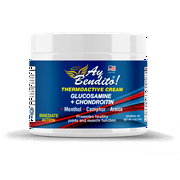 Ay Bendito Thermoactive Cream with Glucosamine   Chondroitin for faster pain relief on joints and muscle function - 4oz Jar