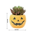 thumbnail image 2 of putnchl Halloween Flower Pot Decoration, Pumpkin Fake Plant Flower Pot, 2 of 4