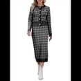 thumbnail image 1 of Conjunto de Suéter para Mujer, Cárdigan de Otoño, Informal, Holgado, para Salir, Traje Informal Negro M, 1 of 9